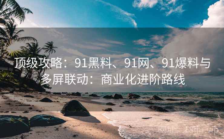 顶级攻略：91黑料、91网、91爆料与多屏联动：商业化进阶路线