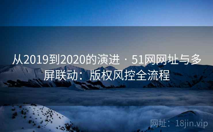 从2019到2020的演进 · 51网网址与多屏联动：版权风控全流程