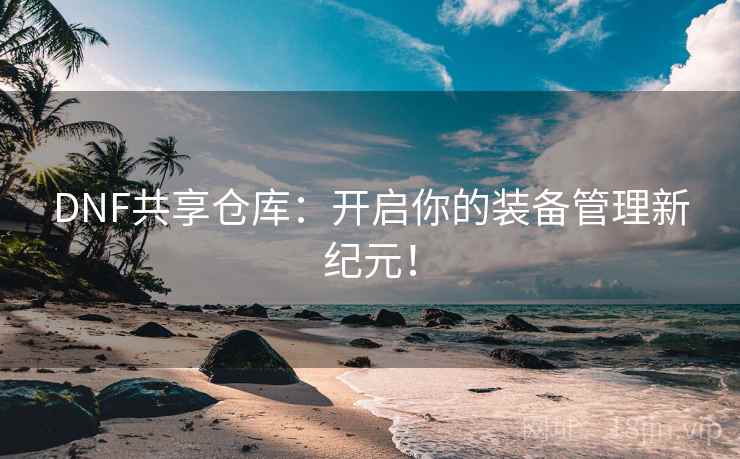 DNF共享仓库：开启你的装备管理新纪元！