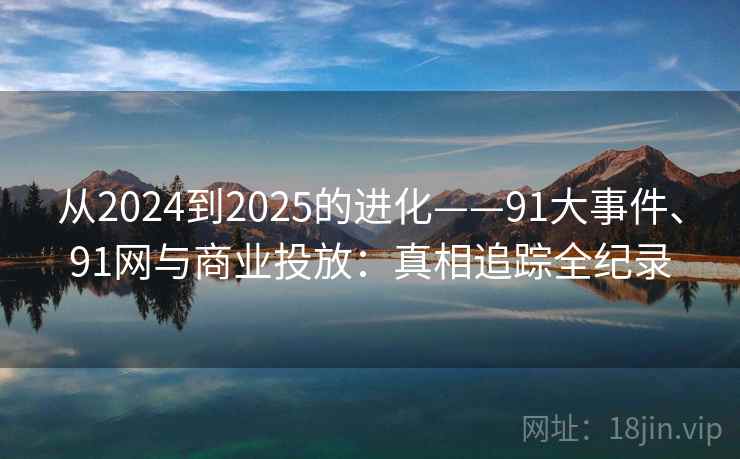 从2024到2025的进化——91大事件、91网与商业投放：真相追踪全纪录