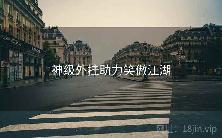 神级外挂助力笑傲江湖